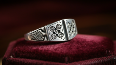 wing diamond crosskeys silver hallmark